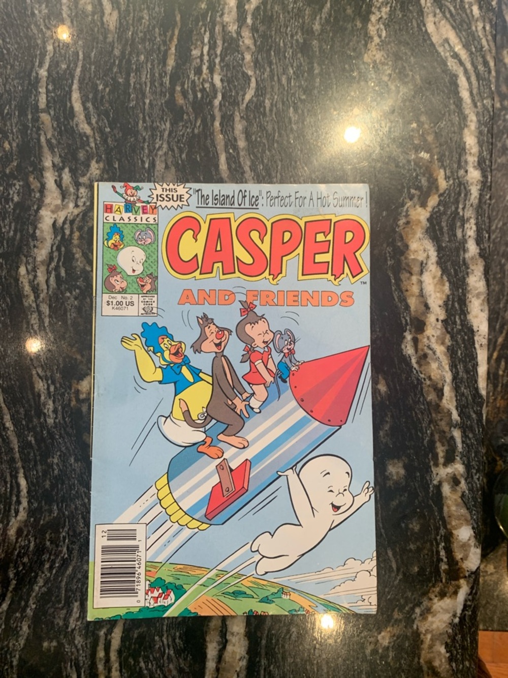 Casper and Friends Comic Book - Light Blue Cover